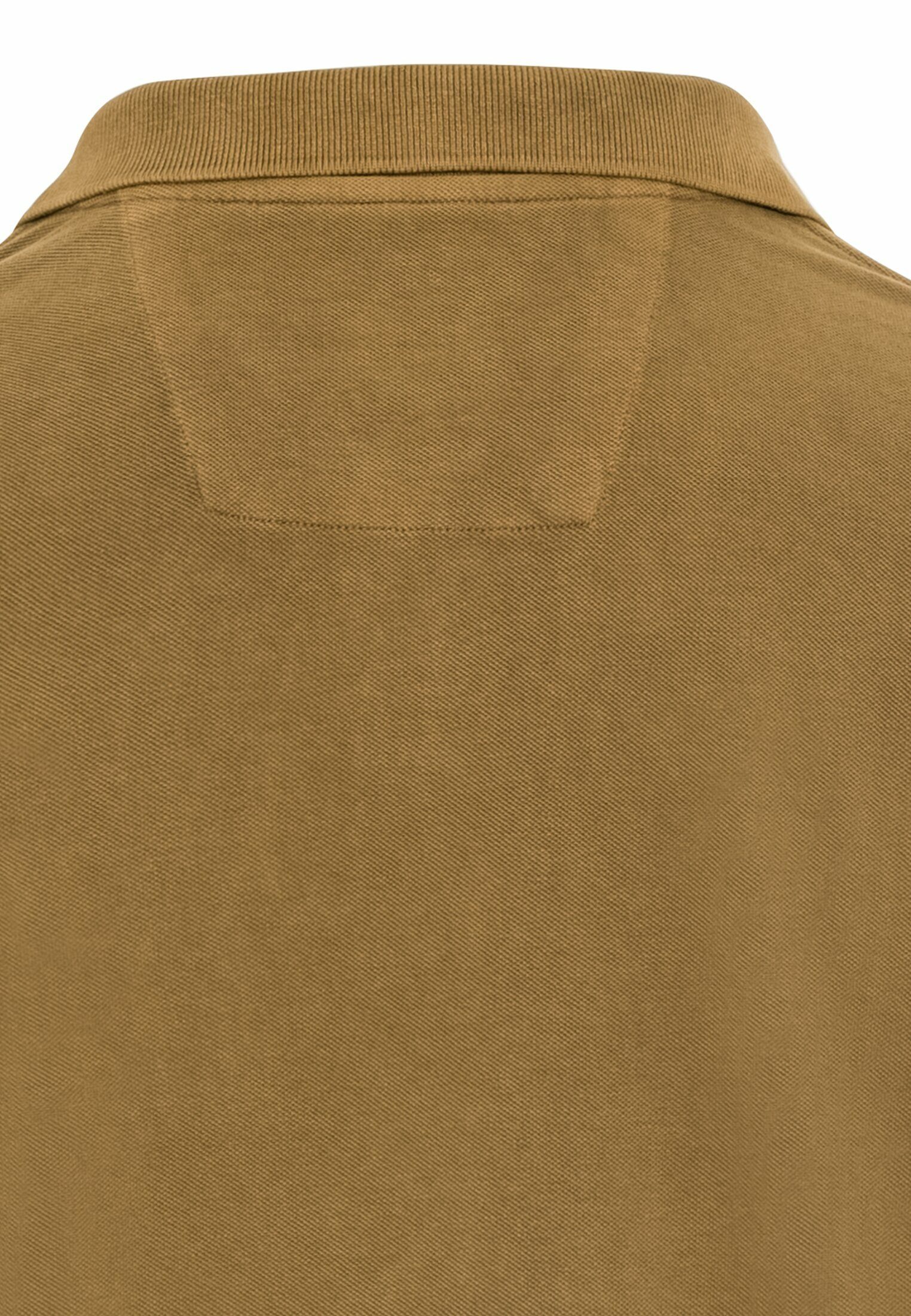 camel active Poloshirt reiner Hellbraun Baumwolle Shirts_Poloshirt aus