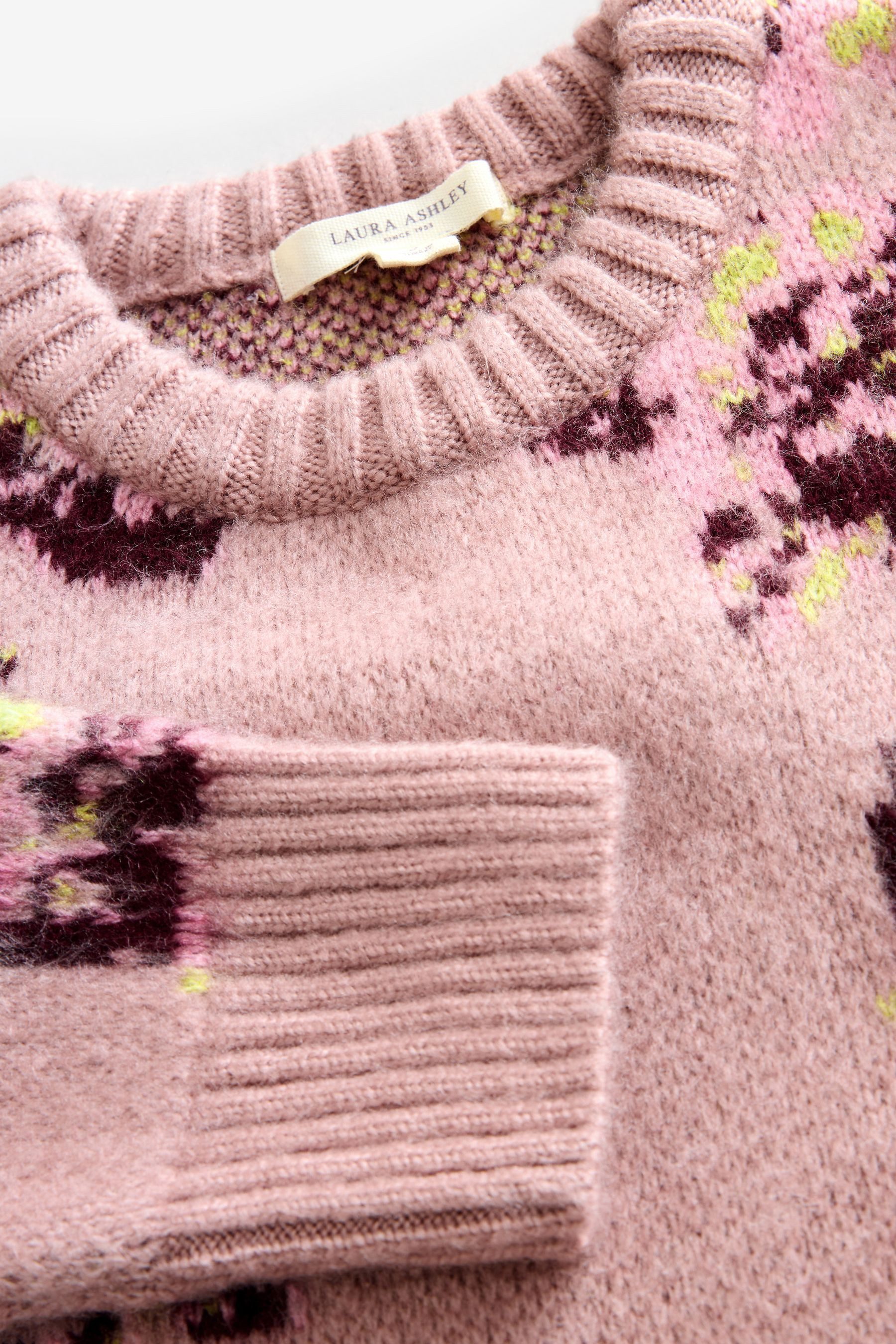 LAURA ASHLEY Rundhalspullover Laura Ashley Oversized Fit Rundhals-Strickpul günstig online kaufen