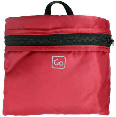 Go Travel Freizeittasche 857 - Farbe: rot, Falttasche Xtra leicht und klein, faltbar