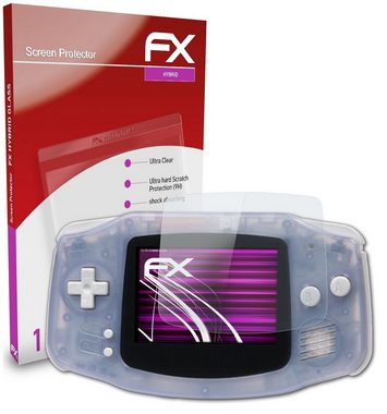 atFoliX Schutzfolie Panzerglasfolie für Nintendo Game Boy Advance, Ultradünn und superhart