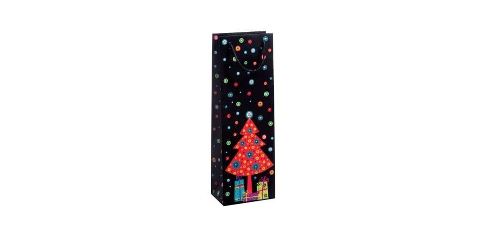 Duni Geschenkpapier Duni Flaschentasche Suprise Weihnachten mehrfarbig