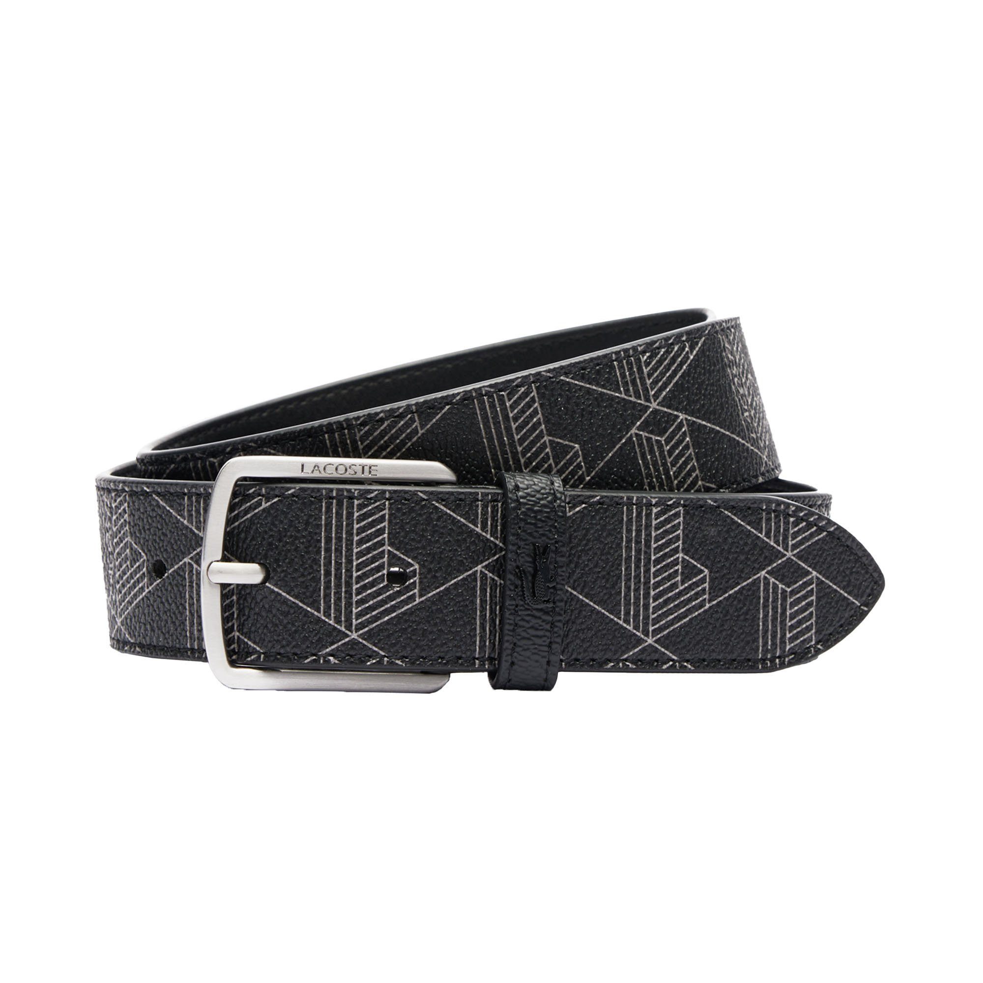 Lacoste Ledergürtel Herren Gürtel Lederimitat