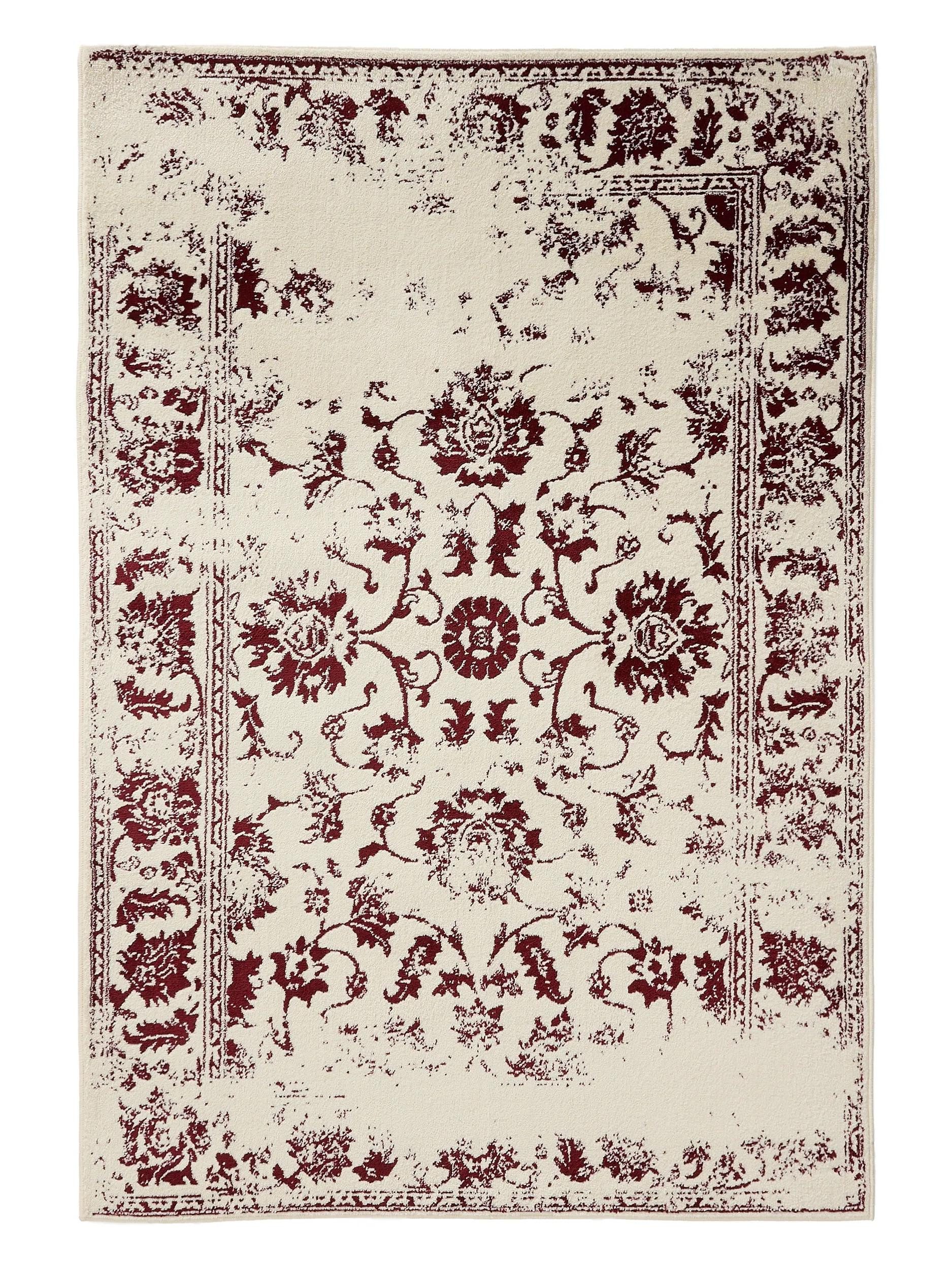 benuta Teppich Suki, rechteckig, Höhe: 6 mm, Vintage-Look, Kurzflor, Retro Teppich Wohnzimmer, Schlafzimmer