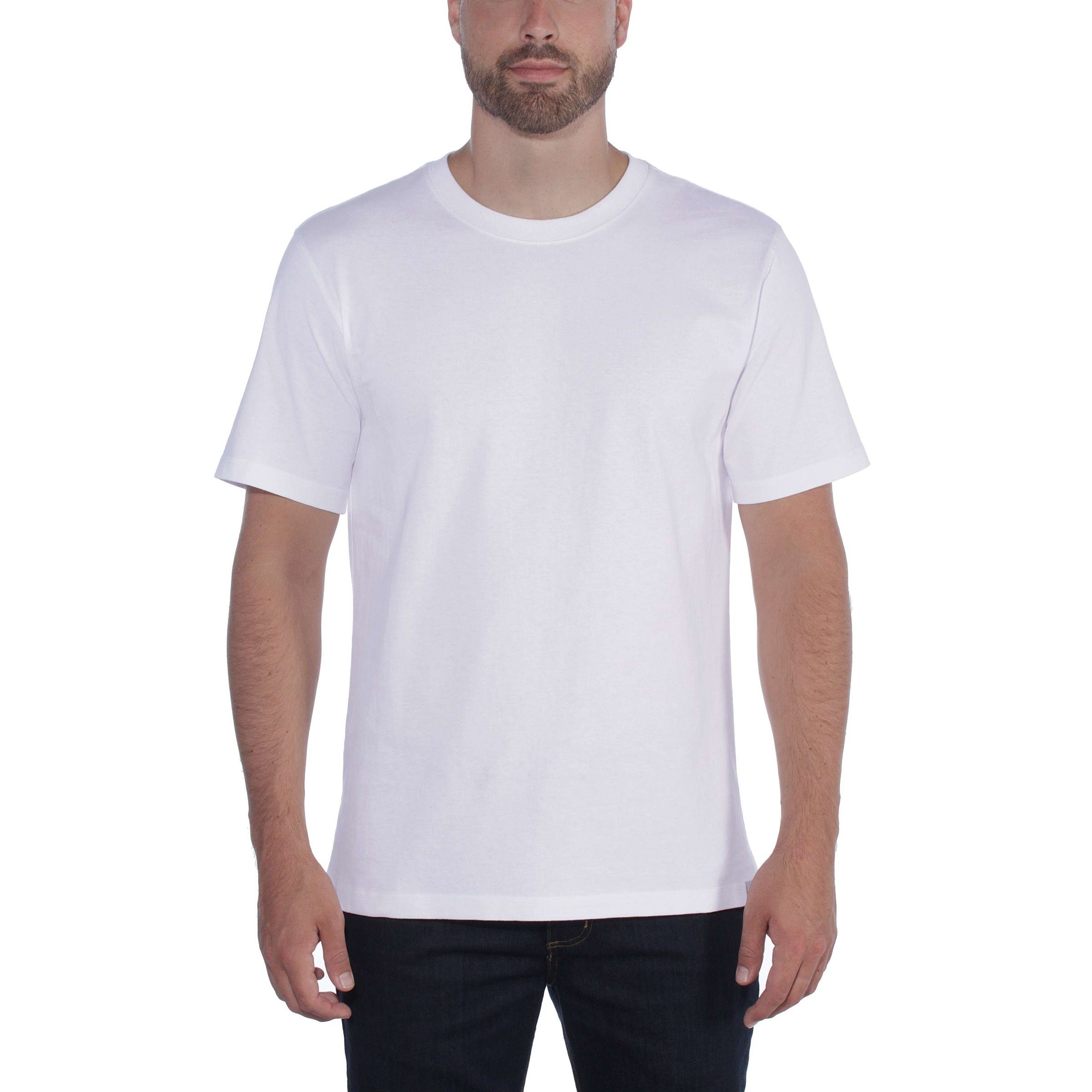 white Short-Sleeve Relaxed Herren Adult Fit Carhartt T-Shirt Carhartt T-Shirt Heavyweight