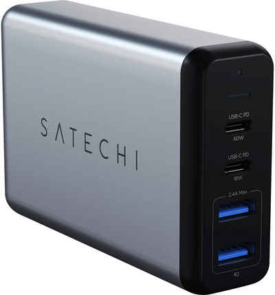 Satechi 75W Dual Type-C PD Travel Charger USB-Ladegerät (1-tlg)