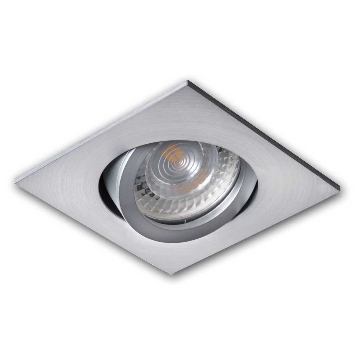 Kanlux Монтажная рама Einbauleuchte EVIT Aluminium silb eckig schwenkbar