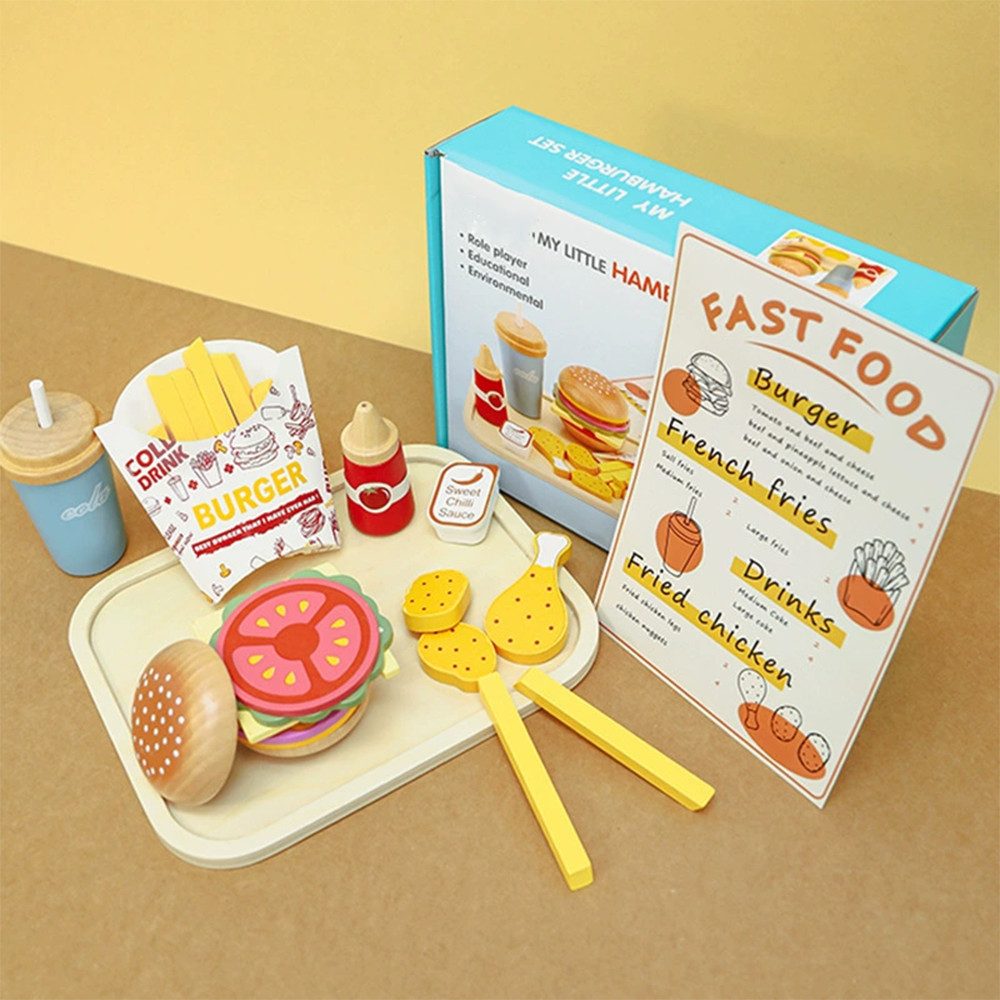 CLTYQ Kinder-Küchenset Spielküche Zubehör aus Holz, Küchenspielzeug Hamburg günstig online kaufen
