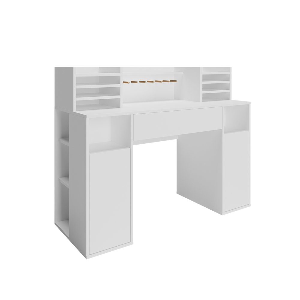 Schreibtisch Basteltisch weiß weiß | XL Weiß Vicco