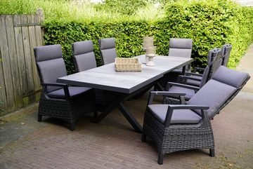 Lesli Living Relaxsessel Gartensessel Diningsessel PRATO FORTE Lehne stufenlos verstellbar