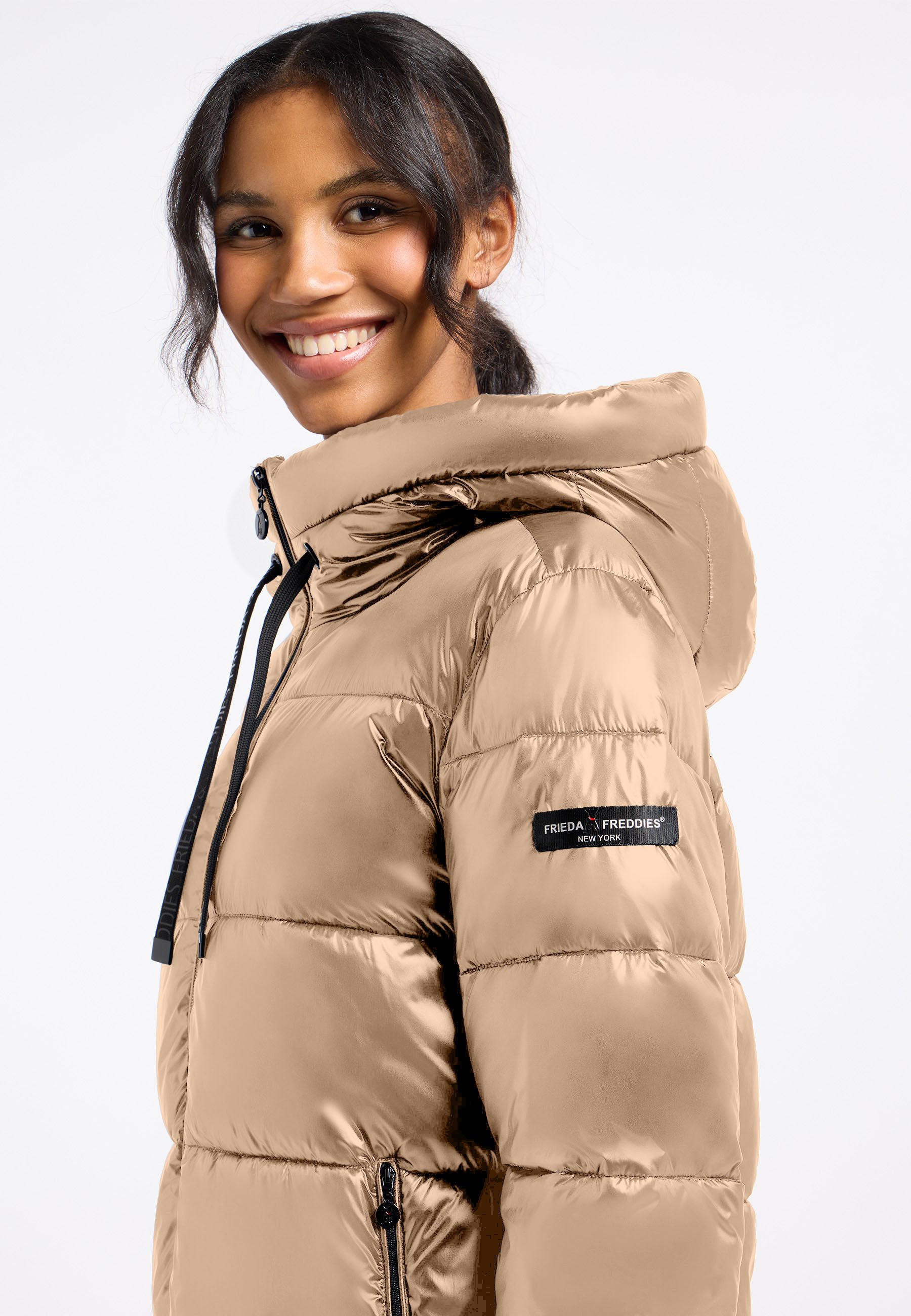 Frieda & Freddies Winterjacke Frieda & Freddies Steppjacke mit Kapuze – Bild 4 von 5