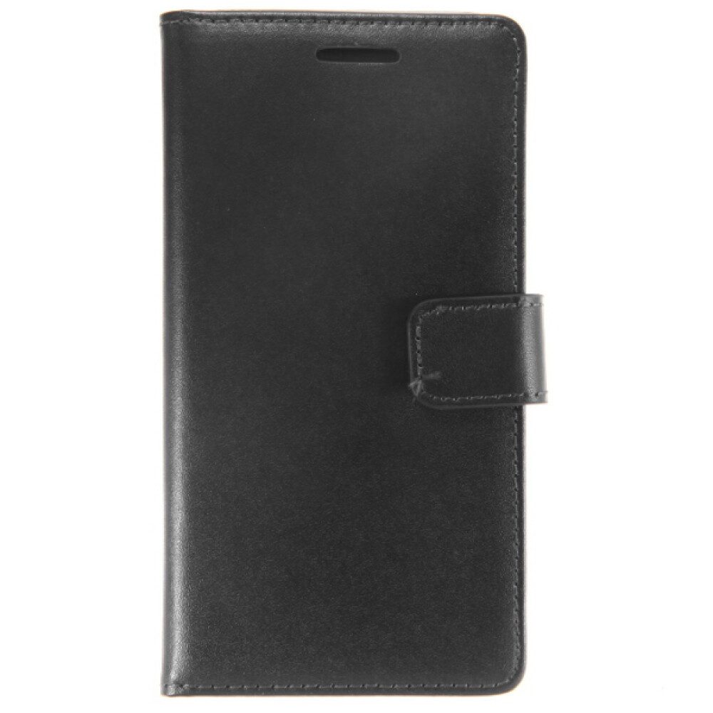 Handytasche Leder Handyhülle für Samsung Galaxy S6 Edge Plus Schwarz 4250710564811 (Book Cover)