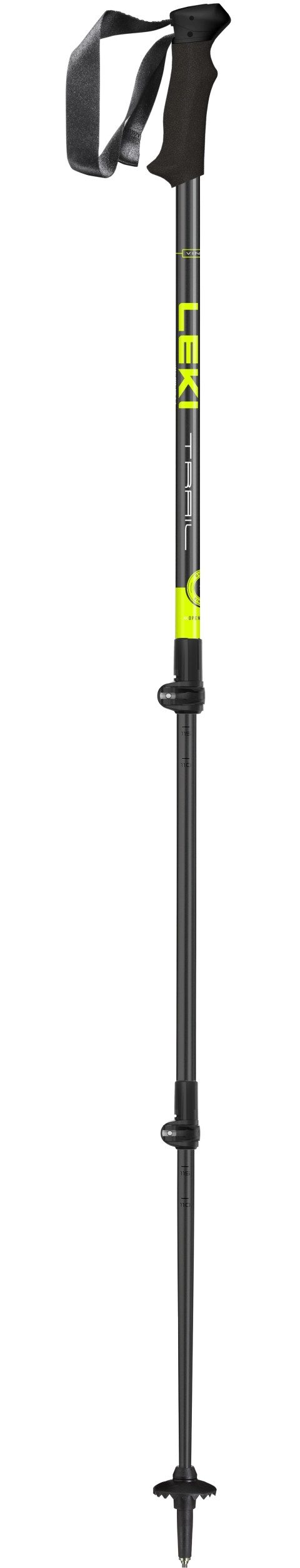 Leki Trekking-Stöcke Trail Lite grau-gelb