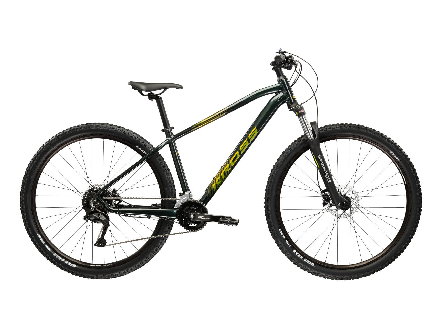 Kross Mountainbike Hardtail 29" Hexagon 5.0 grün 18 Gänge, 18 Gang Shimano CUES U3020 Schaltwerk, Kettenschaltung, KROSS Mountainbike Hardtail 29" Hexagon 5.0 grün 18 Gänge