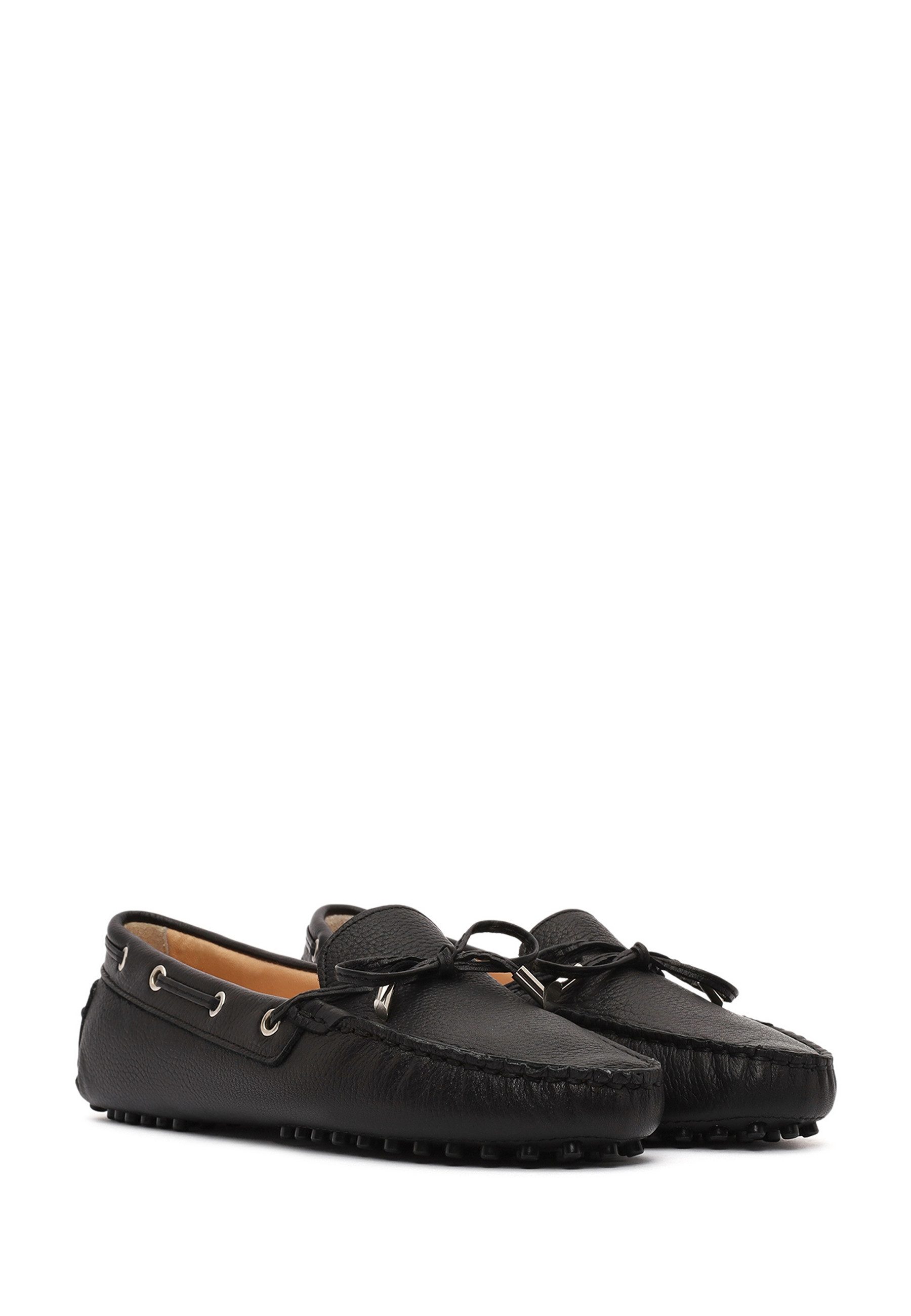 Derimod Loafer aus Leder Loafer Echtes Leder, Lederfutter, TPU-Sohle, Slip-On-Design, Genoppter Halt