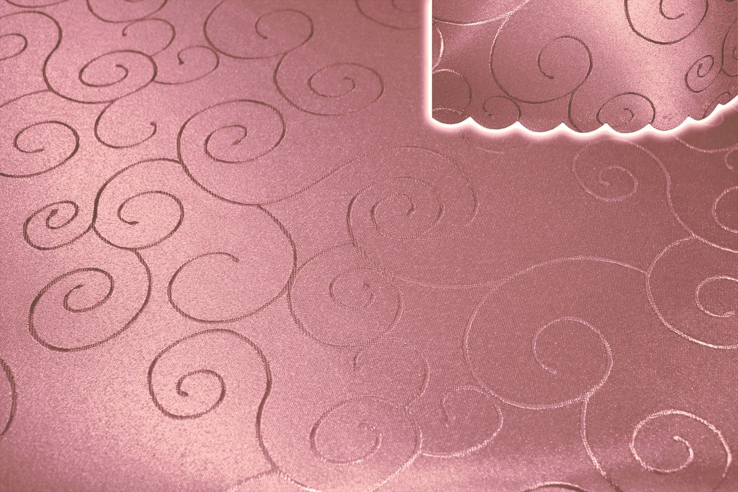 Haus und Deko Tischdecke Tischdecke 90x90 cm damast Ornamente Mitteldecke b günstig online kaufen