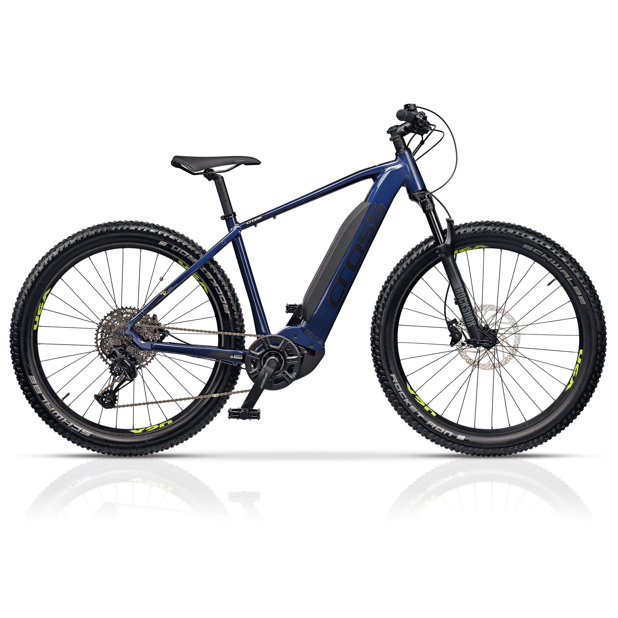 Airtracks E-Bike 27,5 Zoll E-Bike MTB BOSCH Performance Line CX Gen 4 500 Wh STREAMER, 12 Gang, Kettenschaltung, Mittelmotor, 500 Wh Akku, SRAM RD SX EAGLE - 44cm 47cm 52cm 56cm - Mod. 2024