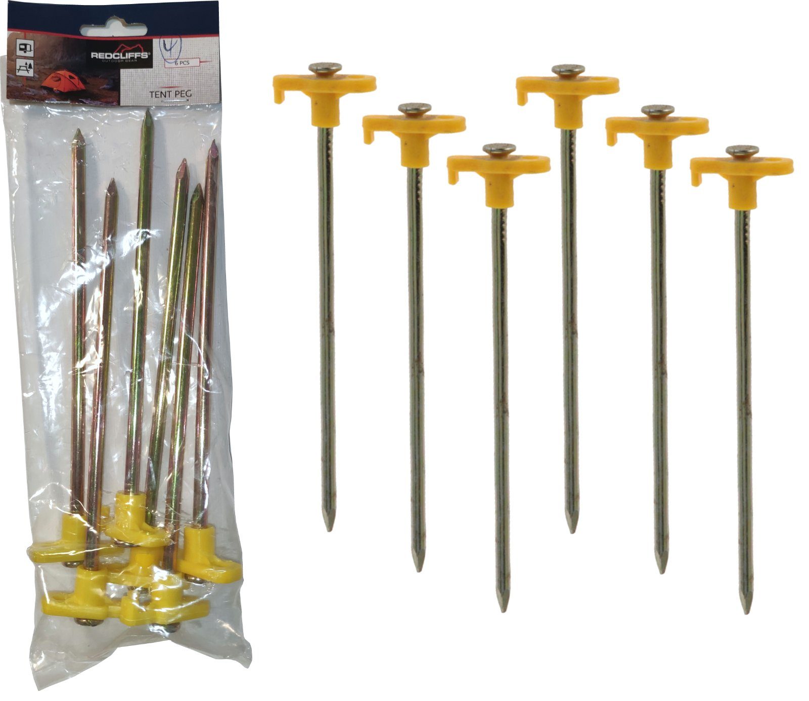 Redcliffs Zelthering Silber, (24-St), Camping, 24 günstig online kaufen