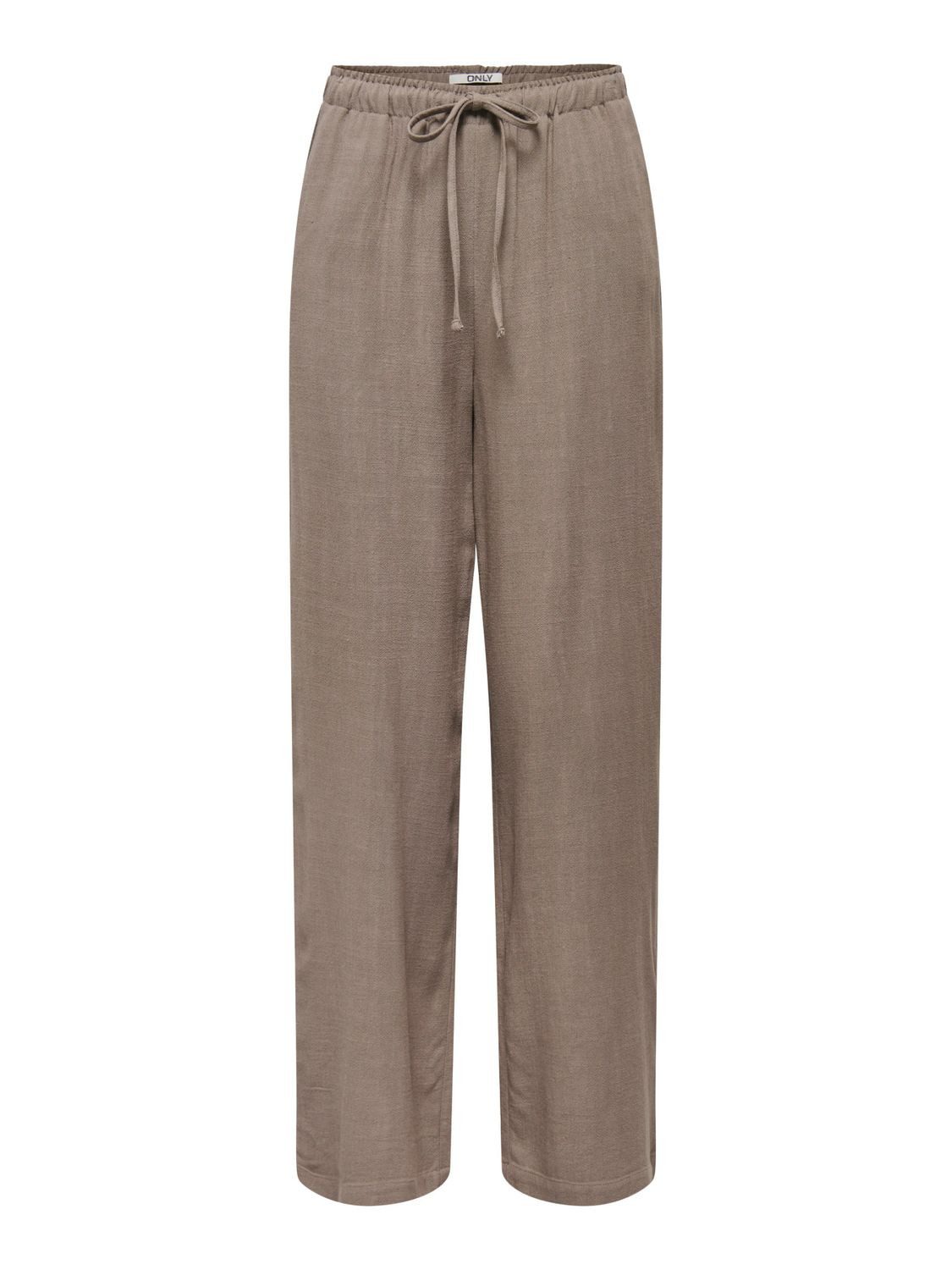 ONLY Chinohose ONLSIESTA MW PULL-UP LINEN aus Viskosemix günstig online kaufen