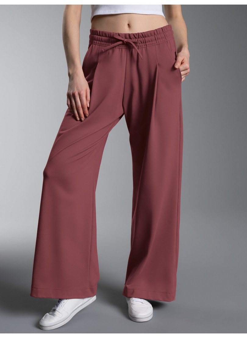 Trigema Jerseyhose TRIGEMA Wide Leg Hose (1-tlg)