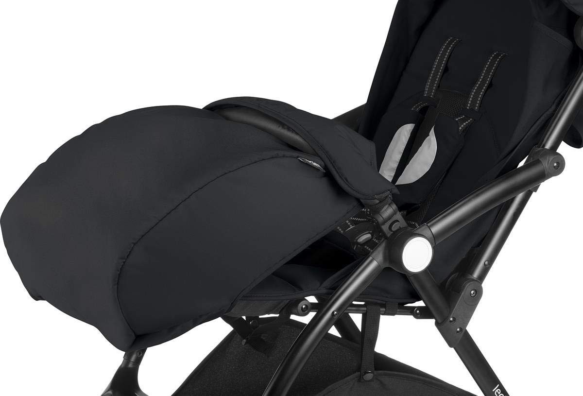 Leclerc Baby Fußsack Quick für Magic Fold Plus & Influencer ab 6 Monaten (Einzelartikel, 1-tlg., passend für Kinderwagen, einfache Befestigung), wasserabweisend, wärmend, Druckknöpfe, pflegeleicht, 100% Polyester