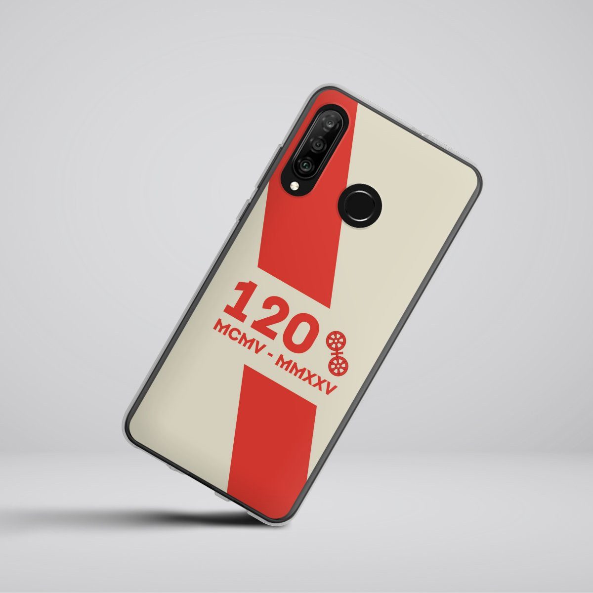 DeinDesign Handyhülle 1. FSV Mainz 05 E.V. 120 Jahre Bundesliga, Huawei P30 Lite Premium Silikon Hülle Bumper Case Handy Schutzhülle