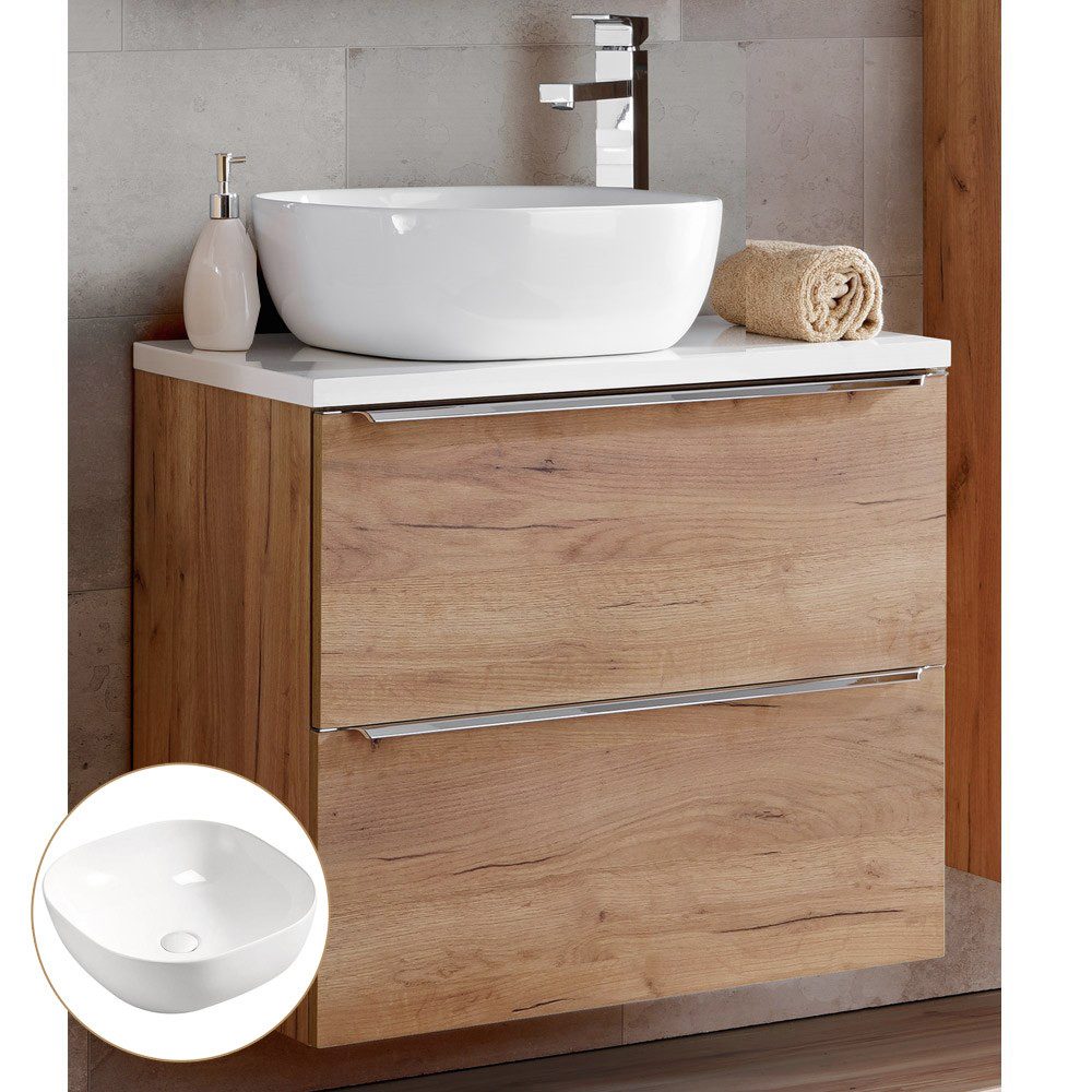 Lomadox Waschtisch TOSKANA-56, Unterschrank 60cm mit günstig online kaufen