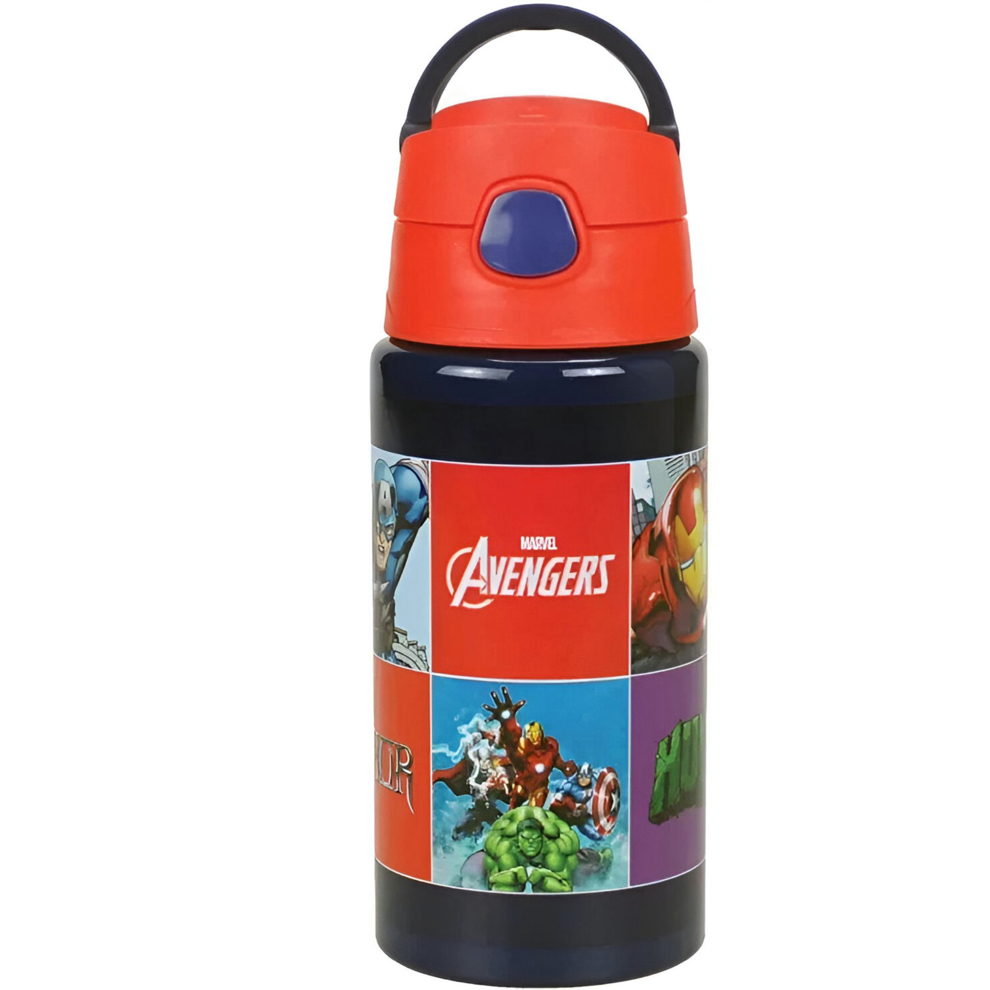 MARVEL Trinkflasche Marvel Avengers Kinder Alu Wasserflasche Flasche 500 ml
