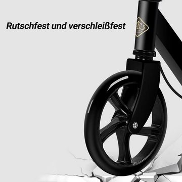 Kpaloft Cityroller Doppelbremsen vorne und hinten, mit Schutzblechen, klappbar, und höhenverstellbar, Roller, Tretroller für Kinder