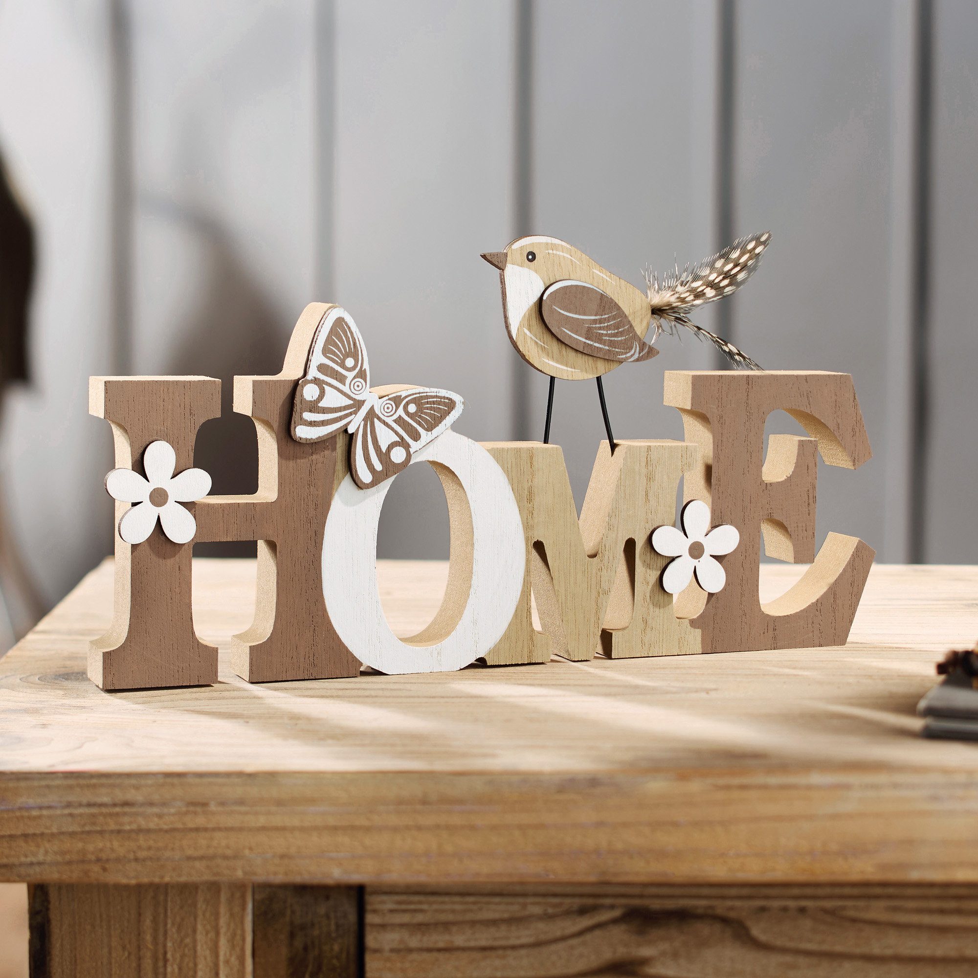 Wanddekoobjekt Deko-Schriftzug "Home", Schriftzug günstig online kaufen