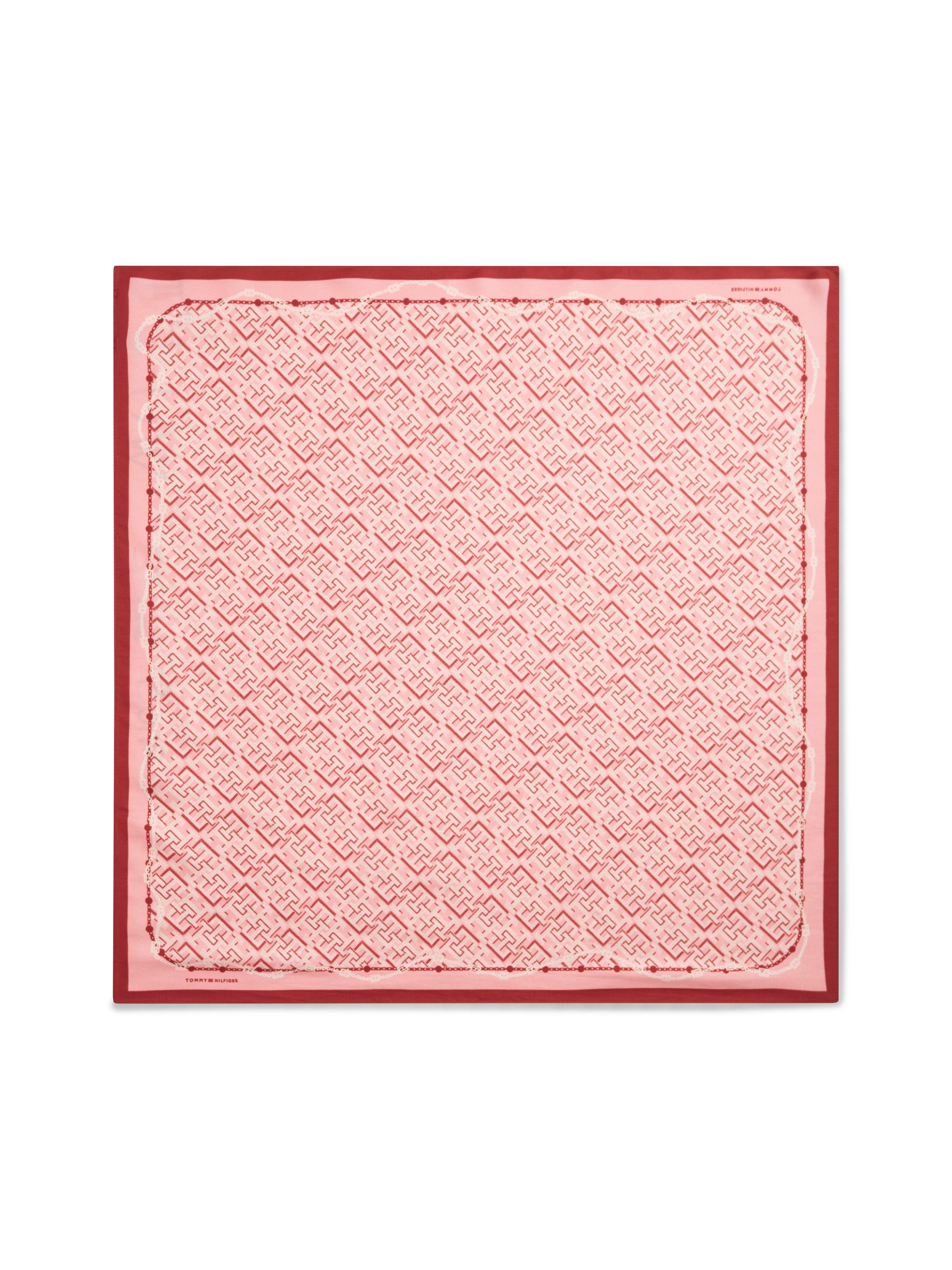 Tommy Hilfiger Seidenschal TMONOGRAM SILK SQUARE, Regular fit mit Monogramprint