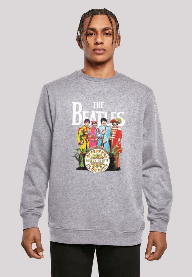 F4NT4STIC Kapuzenpullover The Beatles Band Sgt Pepper Black Print,  Offiziell lizenziertes The Beatles Sweatshirt