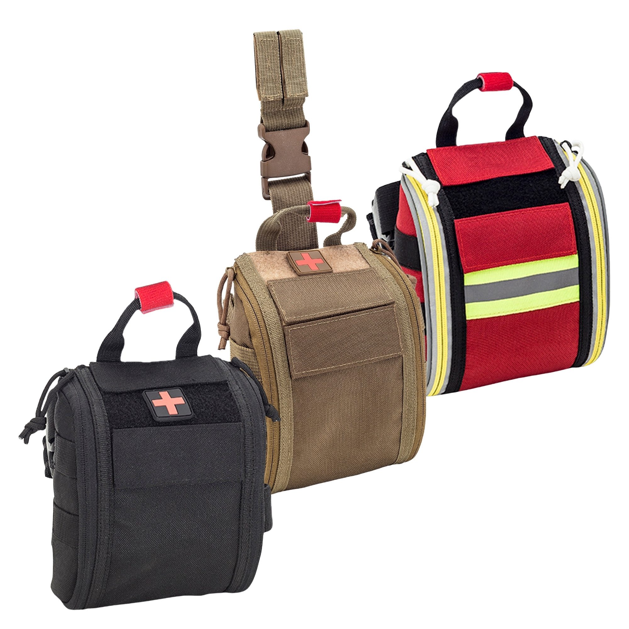 Elite Bags Arzttasche Elite Bags FAST Oberschenkel-Holster 19 x 16 x 9 cm