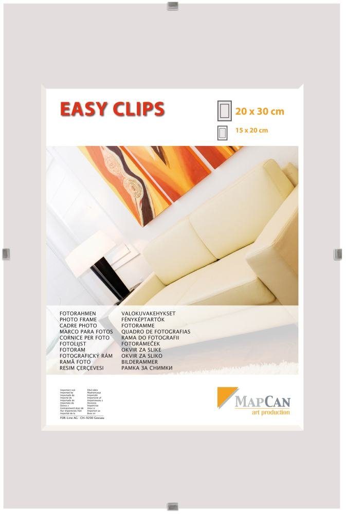 30 Easyclips Cliprahmen Bilderrahmen the art cm x AG Normalglas The 20 framing of - Wall