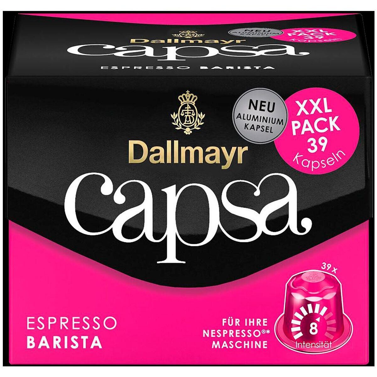 DALLMAYR Kaffee capsa Espresso Barista, 39 Kapseln