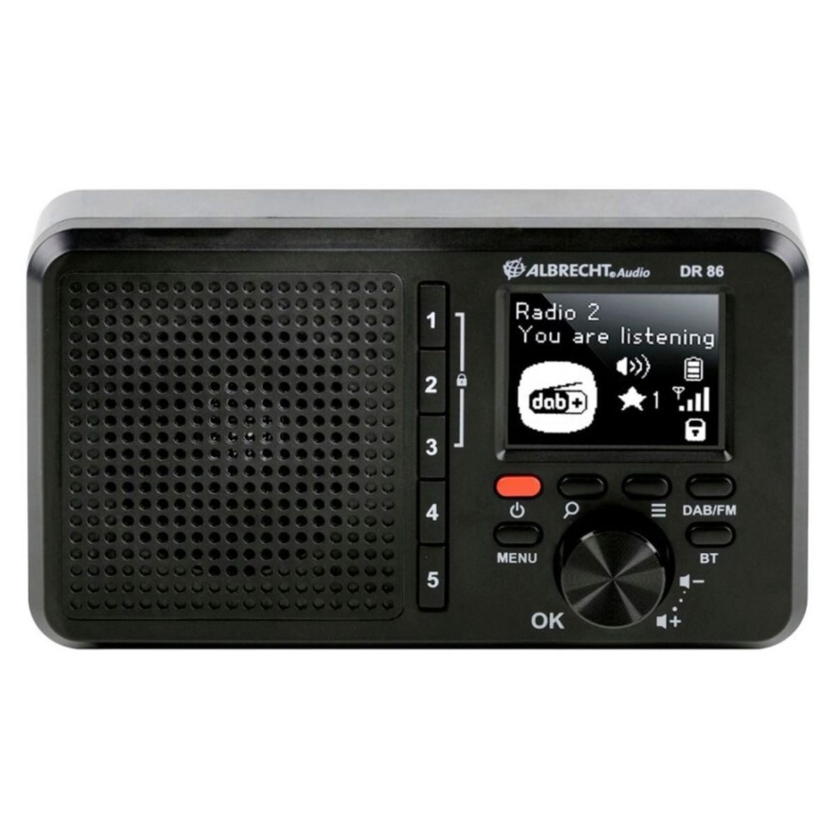 Albrecht DR 86 tragbares Digitalradio Radio