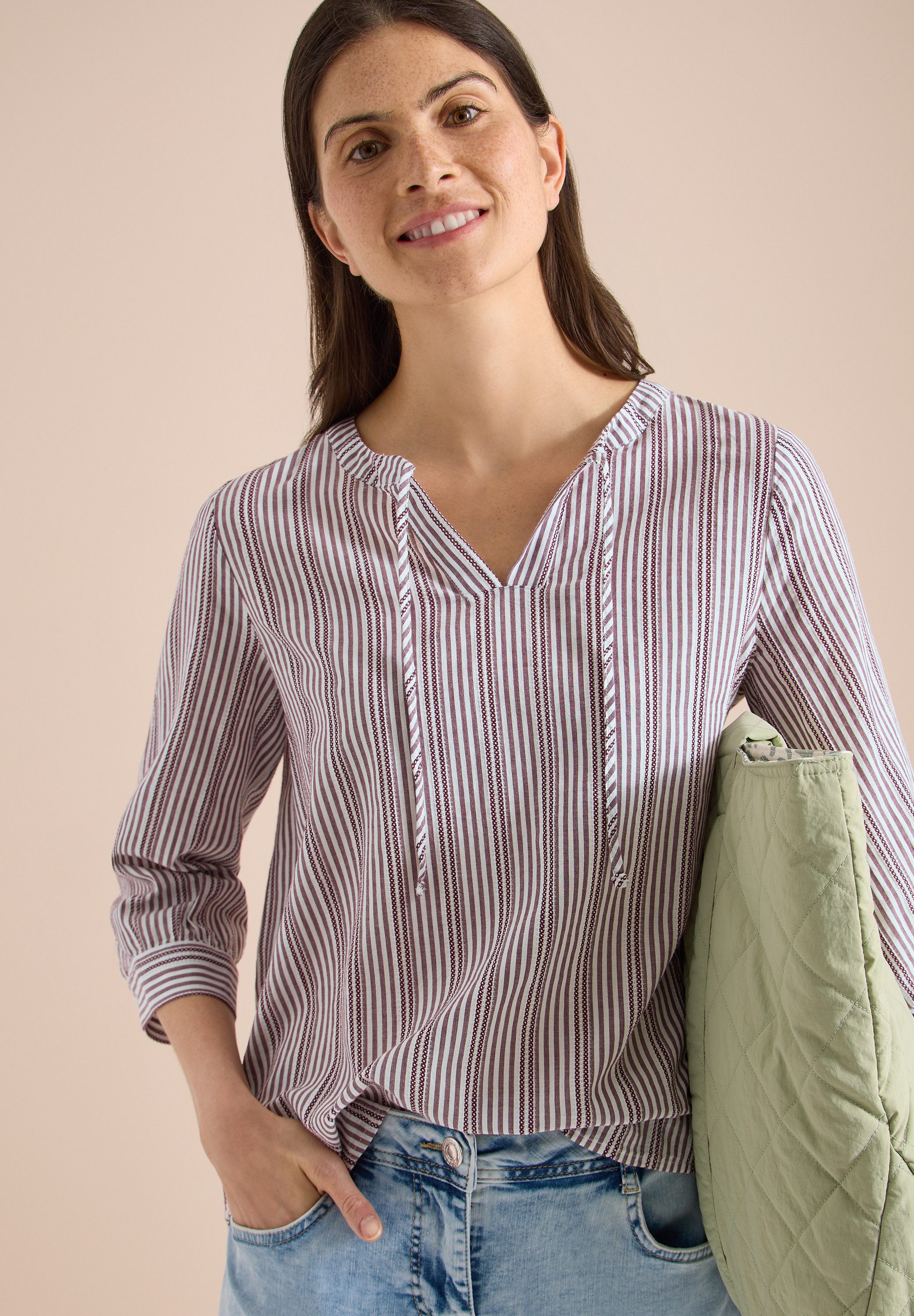 CECIL Shirtbluse mit 3/4 Ärmeln