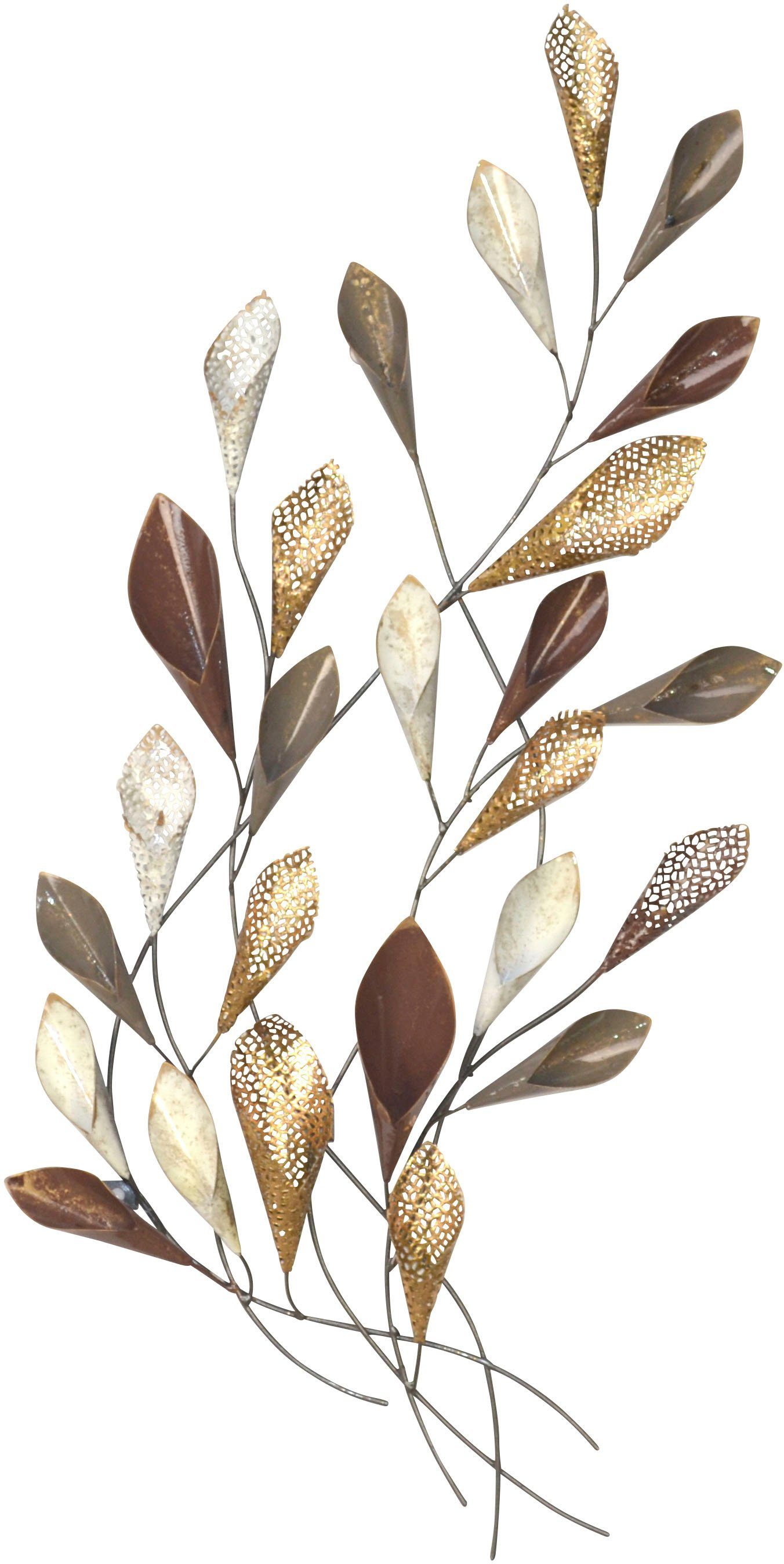 HOFMANN LIVING AND MORE Wanddekoobjekt Wanddekoration (1 St), Zweig farbig günstig online kaufen