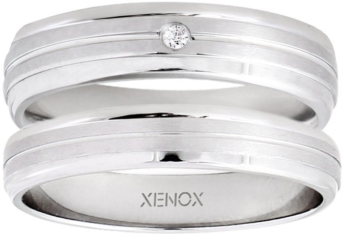 XENOX Partnerring Xenox & Friends, X2547, X2548, wahlweise mit oder ohne  Zirkonia