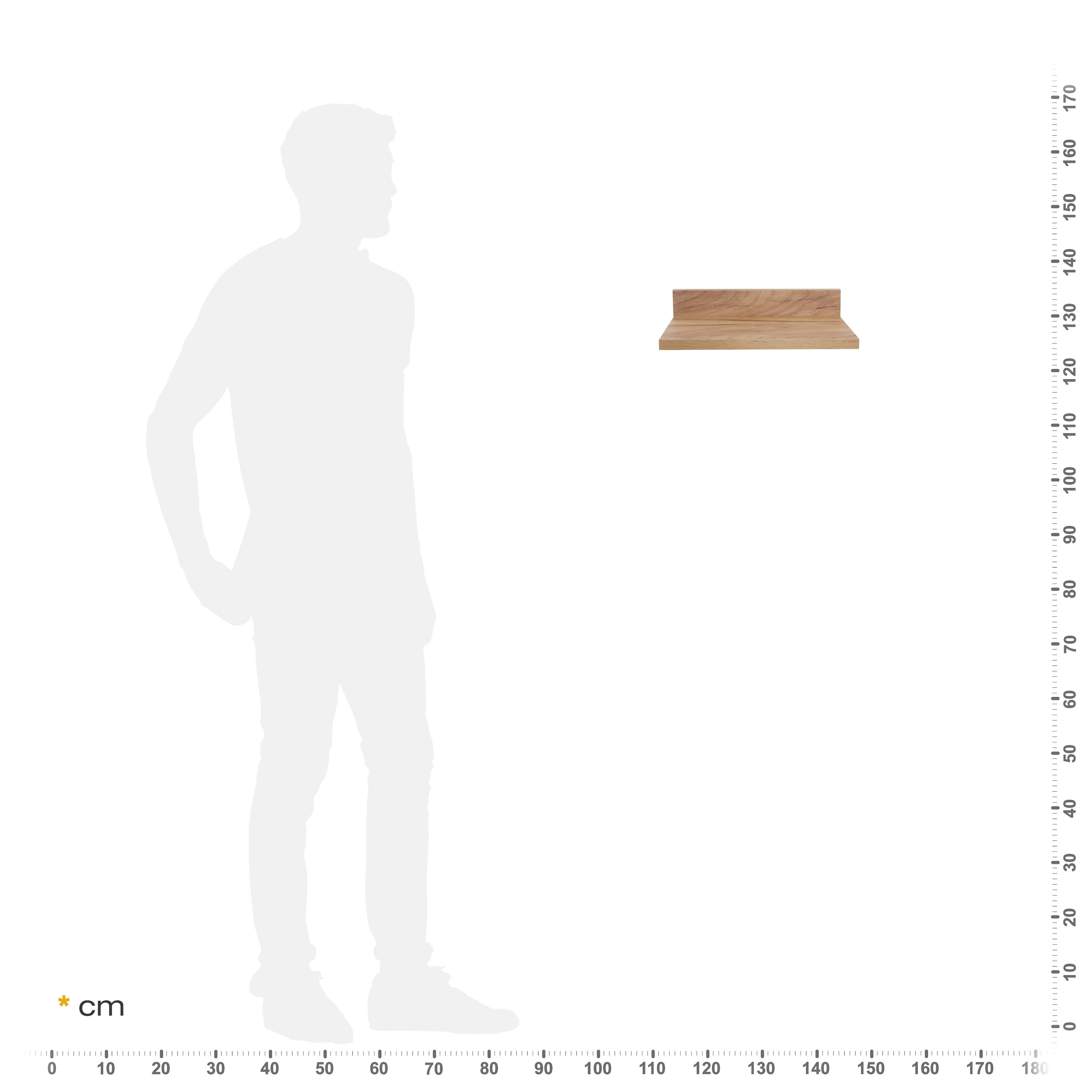RICOO Wandboard WM057-EG, 1-tlg., schwebendes Wandregal Hängeregal Schweberegal an der Wand