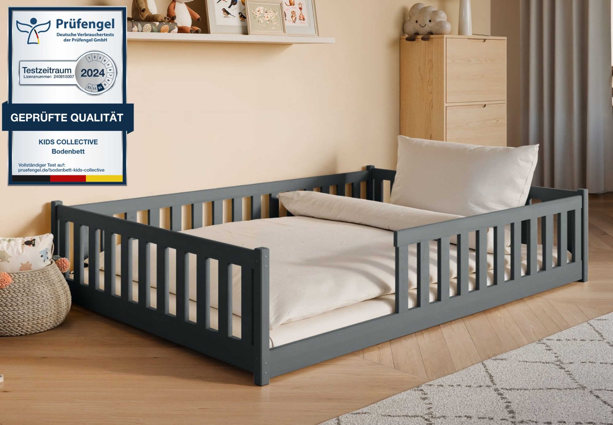 Kids Collective Kinderbett Bodenbett Bett mit günstig online kaufen