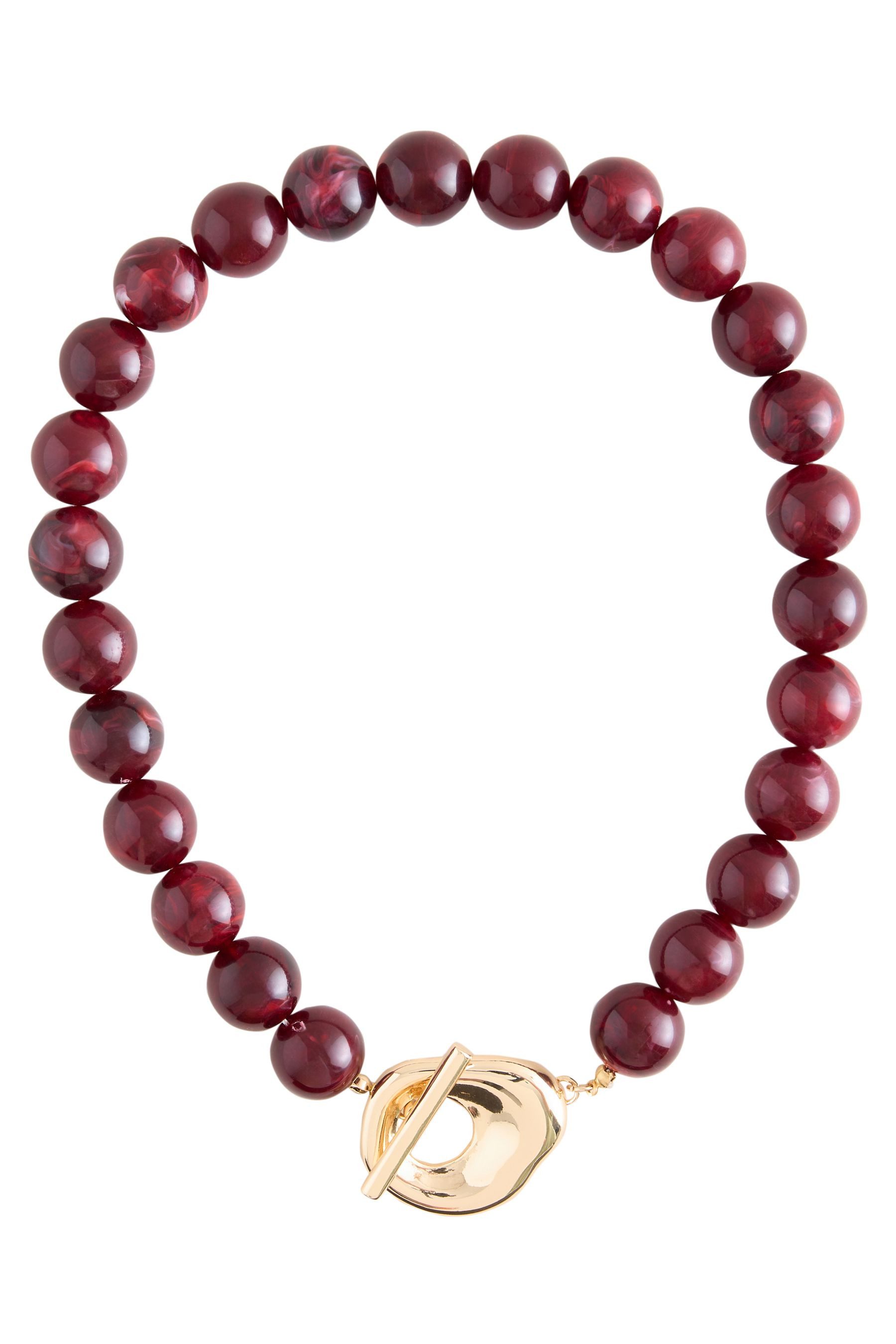 Next Perlenkette Perlenhalskette mit T-Steg (1-tlg)