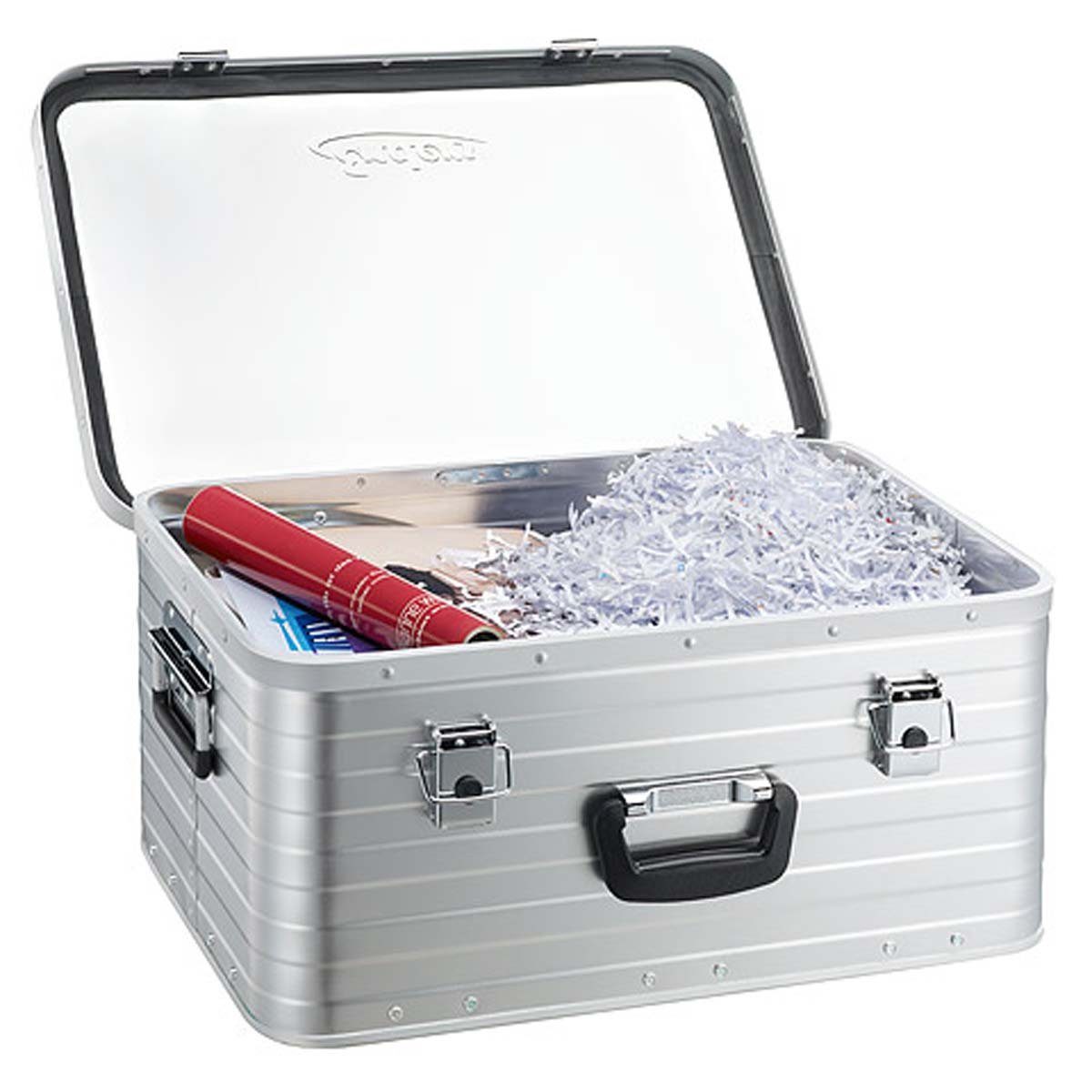 cm, Aluminium, BxTxH: Plombierbare Aufbewahrungsbox Enders® 47 Liter, Toronto M, 58,5x38,5x26,5 Hebelspannverschlüsse