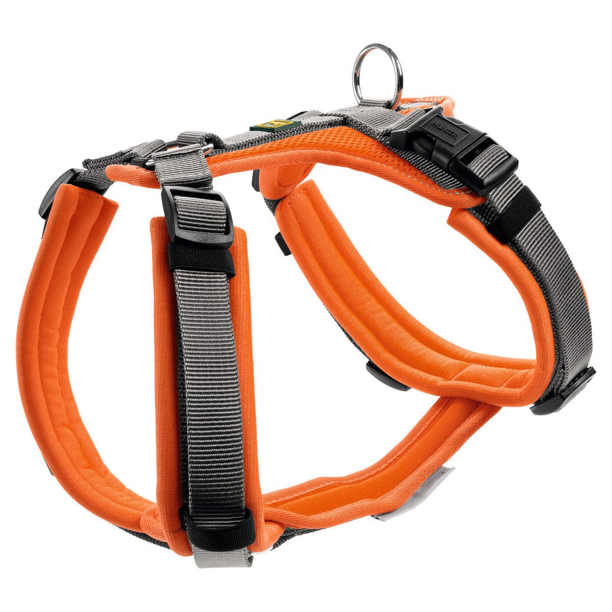 Hunter Tierbedarf Hunde-Geschirr Geschirr Maldon Up orange/grau günstig online kaufen