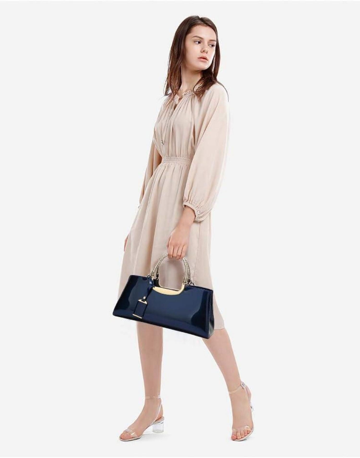 LuxusKollektion Handtasche Damen Handtasche aus PU-Lackleder günstig online kaufen