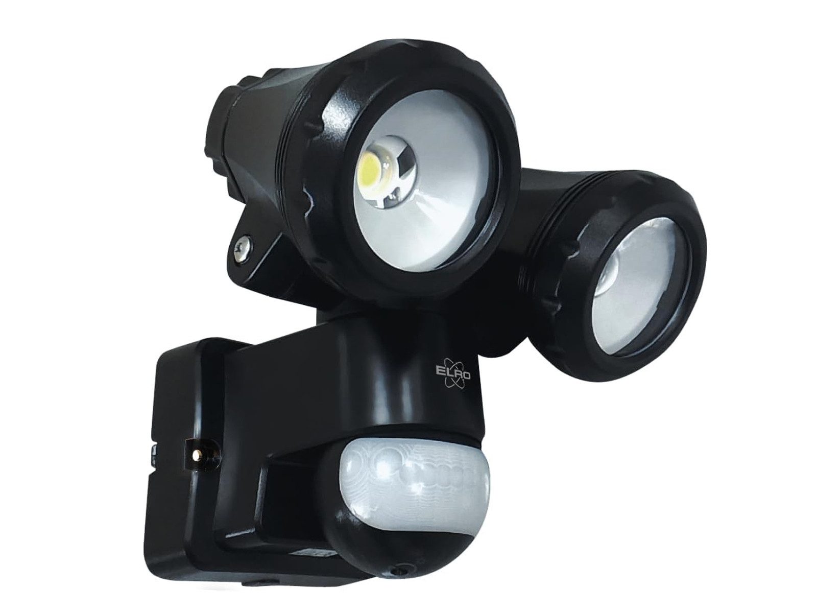 Elro Außen-Wandleuchte, Датчик движения, LED fest integriert, Tageslichtweiß, Wand-Strahler mit Датчик движения als Gartenbeleuchtung mit Strom 17cm