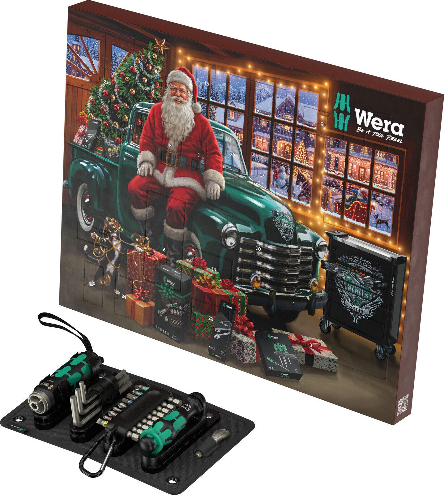 Wera Adventskalender 2026 (24-tlg), Für Handwerker und Werkzeug Enthusiasten