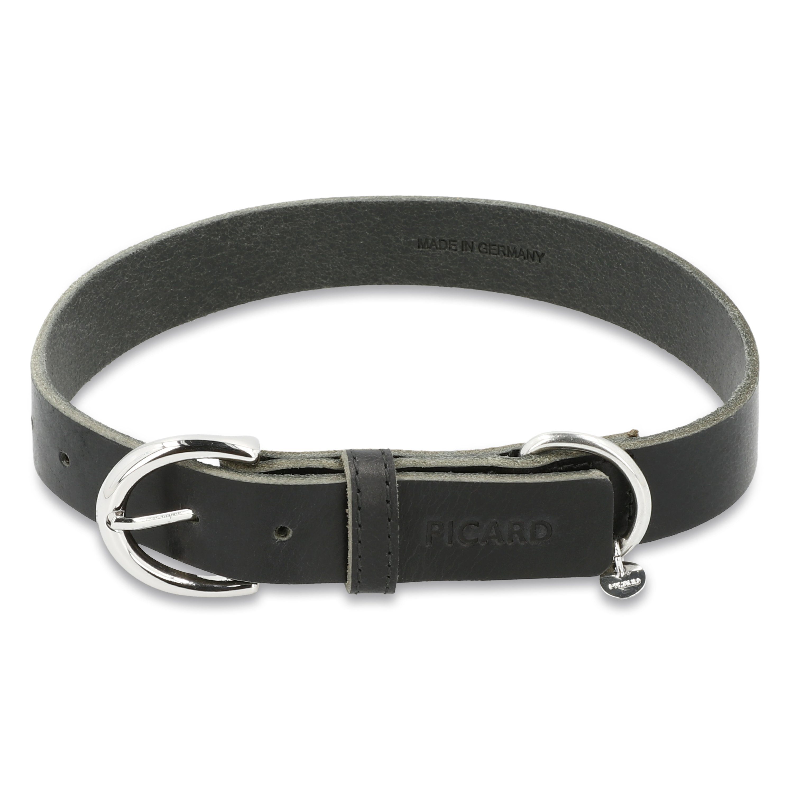 Picard Hunde-Halsband PICARD Hundehalsband Dog Collar Strolch Größe M, Echtleder