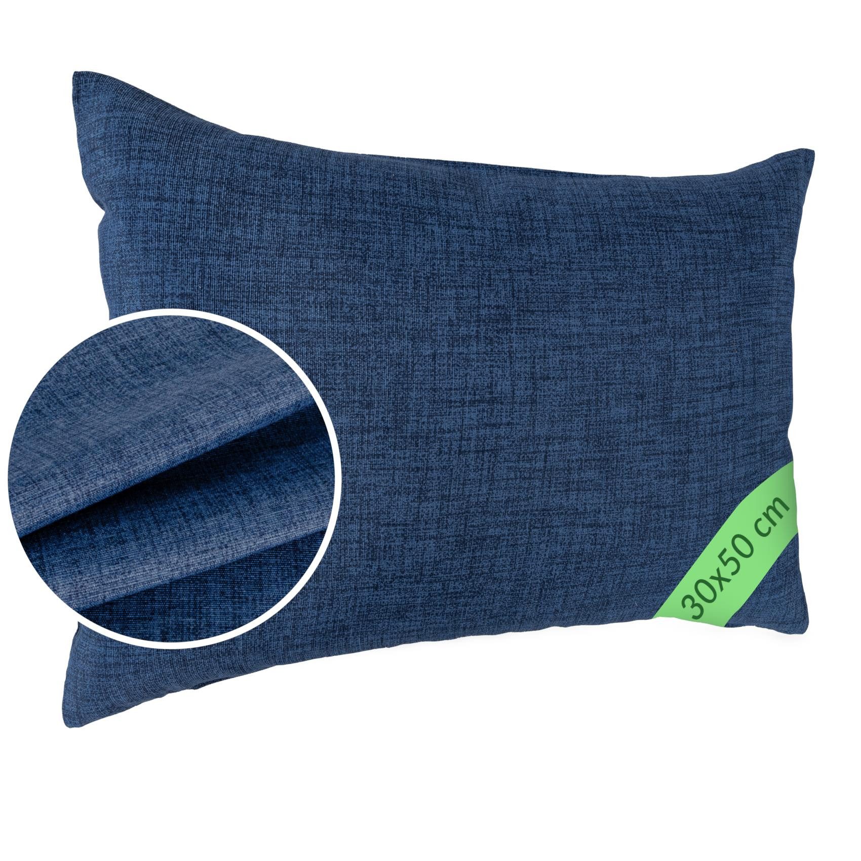 ANRO Dekokissen MrJack Kissenbezug Leinenoptik Deko Kissen Uni, Kissenbezug günstig online kaufen