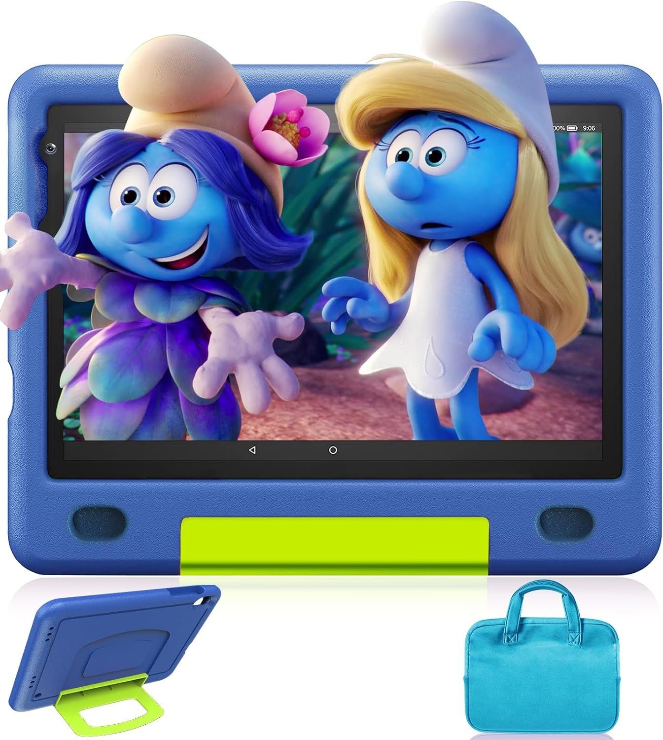 DUODUOGO Tablet (8", 128 GB, Android 12, 2,4G+5G, Kinder Tablet TF 1TB, HD  IPS Display 5000mAh Akku,5G/2.4G Dual WiFi)
