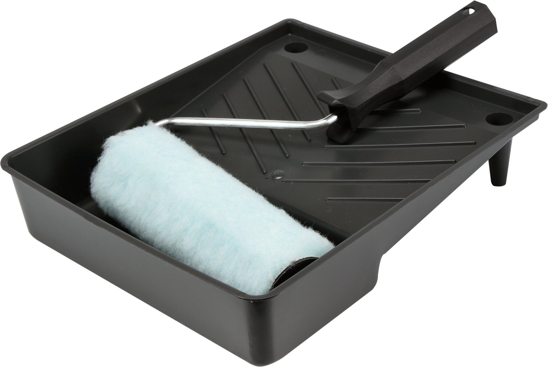TRIZERATOP Farbwalze Rullo per pittura Vestan 18cm + vassoio (Malerset mit Vestan-Rolle 18 cm und Farbwanne)
